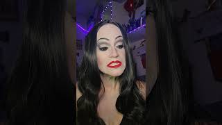 Morticia Addams selftaught makeup morticiaaddams 31daysofhalloween [upl. by Burke]