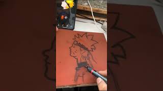 Naruto Drowning drowing animedrawing narutodrawing [upl. by Brynna]