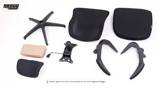 DROGO Premium Ergonomic Office Chair Assembly [upl. by Gariepy368]