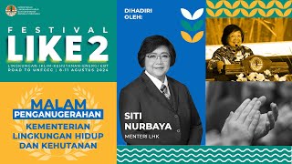 Festival LIKE 2  Malam Penganugerahan Kementerian Lingkungan Hidup dan Kehutanan [upl. by Yemiaj771]