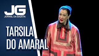 Tarsila do Amaral é interpretada por Claudia Raia em musical [upl. by Kassel]