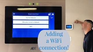 HOWTO Add a Wifi connection to your ADT command panel [upl. by Bettzel547]