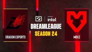 Dota2  Dragon Esports vs MOUZ  DreamLeague Season 24  CQ  WEU [upl. by Bruyn554]