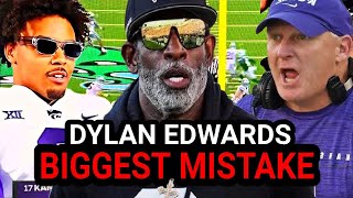 DYLAN EDWARDS Leaving Deion And Colorado Has Caught Up With Him Kansas St Coach 3rd String Token RB [upl. by Patrice]