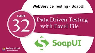 WebService Testing SoapUI Tut24 Data DrivenExcel1 Soapui Certification 918743913121100 [upl. by Aenahs909]