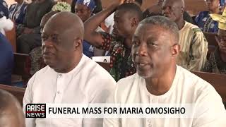 FUNERAL MASS FOR MARIA OMOSIGHO [upl. by Nonnahs]