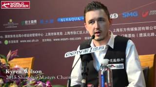 Kyren Wilson Wins the 2015 Shanghai Masters [upl. by Kenlay1]