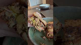 Leftover Brisket Sandwich [upl. by Llemhar]