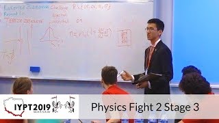 Soy Sauce Optics  Team Canada at IYPT 2019 Physics Fight 2 Stage 3 [upl. by Tcideneb]