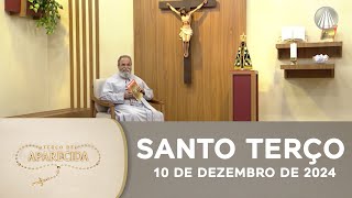 Terço de Aparecida com Pe Antonio Maria  10 de dezembro de 2024 Mistérios Dolorosos [upl. by Tneicniv]