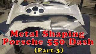 Metal Shaping a Porsche 550 Dash Part 3 [upl. by Nirb]