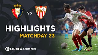 Resumen de CA Osasuna vs Sevilla FC 00 [upl. by Hembree48]