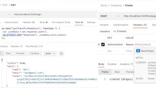 Fetch logged in Token through variable name by setting key in postman testcaseconfigure product api [upl. by Umeko431]