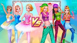 video coco haciendo ballet vs bailarinas de hip hop juego para niñas dance clash [upl. by Llohcin]