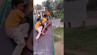 Playground slide for kids❤🛝slide kidsbaby playground trending song music love viralvideo [upl. by Rutra835]