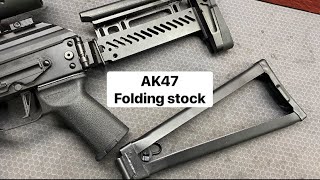 How the AK folding stock works [upl. by Junko]