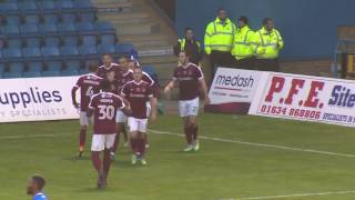 HIGHLIGHTS Gillingham 2 Northampton Town 1 [upl. by Rivard]