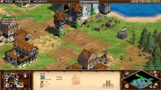 Age of Empires 2 HD  1v1 Vikings vs Franks [upl. by Heddie]