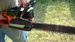 Dolmar 120si chainsaw [upl. by Animrelliug]