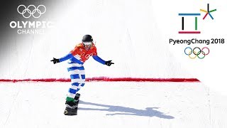 Michela Moiolis Snowboard Highlights  Pyeong Chang 2018 [upl. by Jacob]