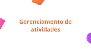 Gerenciamento de atividades [upl. by Tesil]