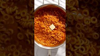 Creamy spicy adult SpaghettiOs Thats right we are giving the nostalgic childhood cooking [upl. by Ratna]