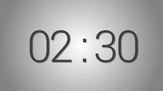 2 Minutes and 30 seconds countdown Timer  Beep at the end  Simple Timer two min and half [upl. by Ferullo488]