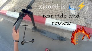 mi électrique scooter 1s ⚡ test ride and review kan ghadi yd5l fya fol ford 🤬 [upl. by Leeban822]