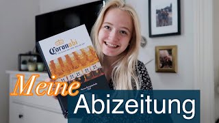 MEINE ABIZEITUNG  Abitur 2021  Inspiration für Abibuch  Anne [upl. by Grochow60]