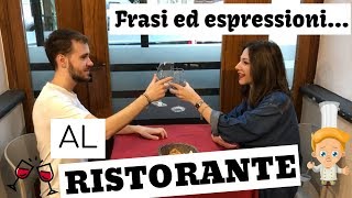 Dialogo al ristorante parole ed espressioni  Italian Restaurant Dialogue [upl. by Aihset]