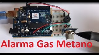 Alarma de Gas Metano MQ4 [upl. by Pantia607]