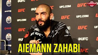 Aiemann Zahabi says GSP called him prior to Munhoz fight  UFC Edmonton [upl. by Scotney]