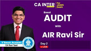 Demo Lec 02 CA Inter Audit Jan25  ICAI New Pattern Regular Batch  CA Ravi Taori  Vsmart Academy [upl. by Eiramyelhsa]