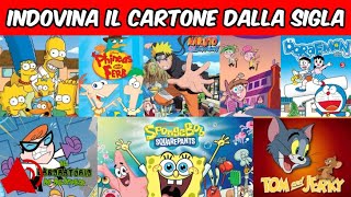 QUIZ  INDOVINA IL CARTONE ANIMATO DALLA SIGLA parte 1 quiz cartonianimati ita cartoni [upl. by Ehgit]