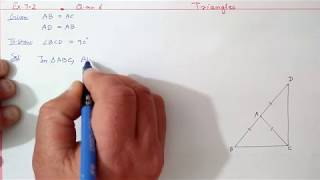 Chapter7 Ex72 Q6 Triangles  Ncert Maths Class 9  Cbse [upl. by Eigna]