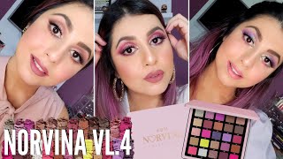 RESENHA ANASTASIA NORVINA VOL 4  SWATCHES  3 MAQUIAGENS [upl. by Sarine]