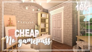 BLOXBURG Cheap No Gamepass Blush House 16k  House build [upl. by Auginahs]