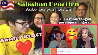 🇲🇾 Family Reaction Farah Diba Dan Afiq  Start Kenal dari omeTv Part 1 🥰🥰 [upl. by Moulden]