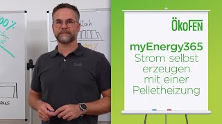 myEnergy365 Strom selbst erzeugen mit einer Pelletheizung  ÖkoFEN Technik einfach erklärt [upl. by Lauer]