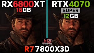 RX 6800 XT vs RTX 4070 Super  Tested in 17 games [upl. by Rosalind]