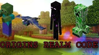 BEST MODDED ORIGINS REALM CODE FOR MINECRAFT BEDROCK EDITION [upl. by Aicyla]