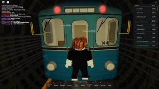 Roblox Tunnelbanesurf i Moskvas Tunnelbana med mrc61312 Oscartrvs amp SLKanalen [upl. by Tamaru145]