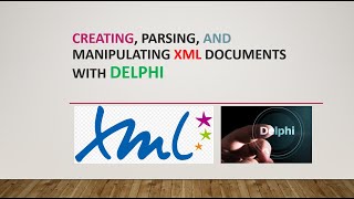 How to parse xml file in Delphi  Delphi XML  XML  Delphi Basic  Create and parse XML documents [upl. by Atilam]