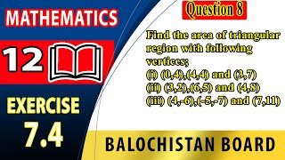 12th Math Exercise 74 Question 8  Concurrent line and condition of concurrency  maths class 12 [upl. by Hamrnand]