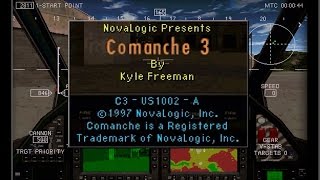 COMANCHE 3 PCDOS Training missions 1997 Novalogic Inc [upl. by Enylorac]