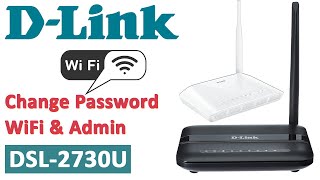 how to change wifi password dlink  dsl 2730u Tutorial 2 [upl. by Geier]