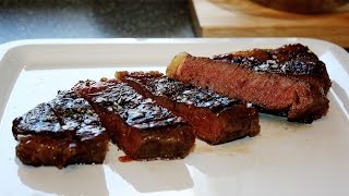 REZEPT SOUS VIDE STEAK  schnell und einfach selber machen [upl. by Ardnuhs]