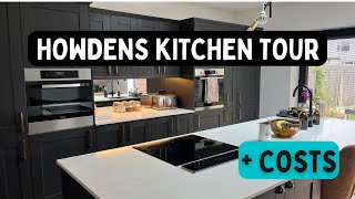 KITCHEN EXTENSION TOUR  NEW KITCHEN COST  HOWDENS  KITCHEN DESIGN IDEAS [upl. by Cesya]