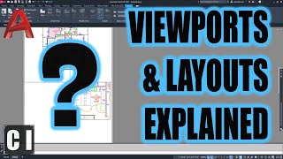 AutoCAD Viewports Explained Layout  Paper Space Tutorial amp MustKnow Tips [upl. by Shelby]