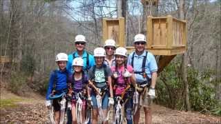 Zip Line The Vordach at Sapphire Valley Resort [upl. by Nichy90]